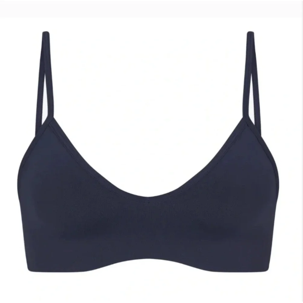 Skims Soft Smoothing Seamless Bralette Navy Medium BR-BRA-0183